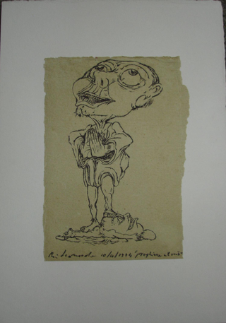 Collezione 1993 - 1995, Leonardo Pivi
Senza titolo, 1994
inchiostro su carta
17 × 25 cm