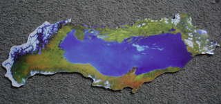 Collezione 1985 - 1992, Peter Fend
Ocean Earth – Per Progetto Adriatico, 1990
fotosatellite
37 × 14 cm