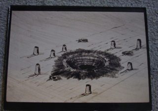 Collezione 1985 - 1992, Peter Fend
Tenseostrutture, 1990
disegno plastificato
24 × 18 cm