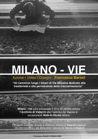 Collezione 2010 - 2020, Francesco Bartoli
Milano - Vie, 2020
poster
 