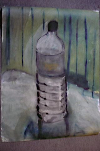 Collezione 1995 - 1999, Filippo La Vaccara
Senza titolo (Bottiglie), 1999
olio su carta
100 × 75 cm cad.
trittico