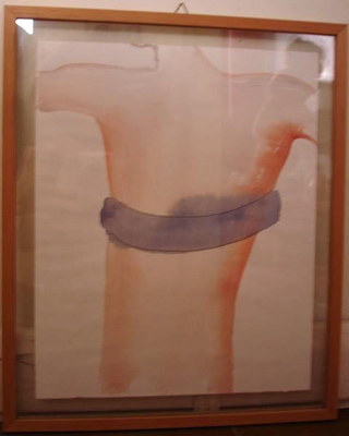 Collezione 1995 - 1999, Asta Gröting 
Der eiseme ring des Heinvich, 1997
acquarello su carta
30 × 24 cm