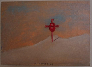 Collezione 1995 - 1999, Gabriele Picco
La passione rossa, 1998
acrilico su carta su alluminio
12 × 16,5 cm