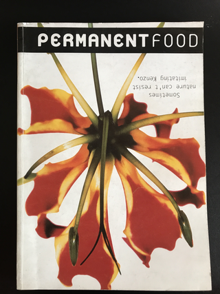 Collezione 1993 - 1995, Maurizio Cattelan
Permanent Food n.2, 1995-2007
pubblicazione
17 × 23,5 cm