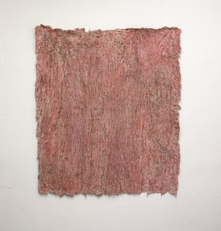 Collezione Ferrari 2010 - 2021, Ludovico Orombelli
Sheepskin, 2020
tempera on pattina linen cloth
150 x 175 cm