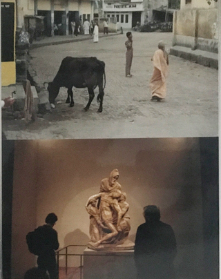 Collezione 1985 - 1992, Gabriella Casiraghi 
Il mondo non ha età, l’umanità si sposta, semplicemente, 1988/93
due fotocolor su alluminio 50 × 33 cm