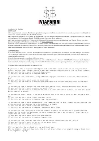 sibinviafarini, comunicazione