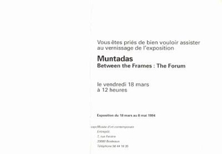 Antoni Muntadas, Between the Frames: The Forum